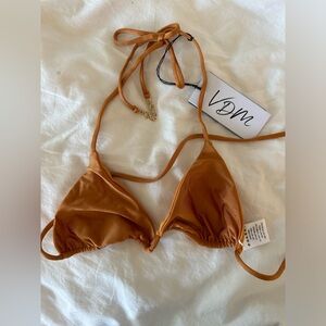 VDM burnt orange bikini top